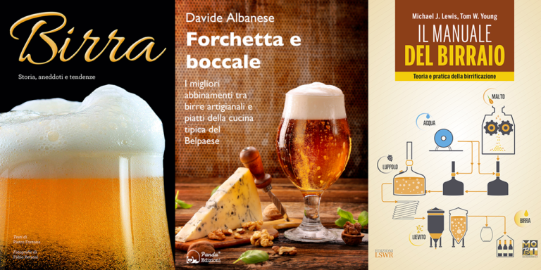 Nuovi libri: Birra di Pietro Fontana, Forchetta e boccale e Il manuale del birraio