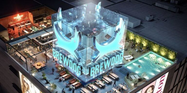 Brewdog apre a Las Vegas: brewpub panoramico con piscina e bosco urbano