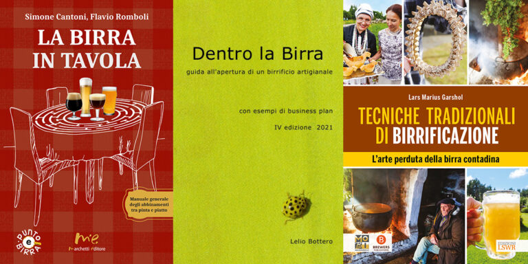 Nuovi libri: La birra in tavola, Dentro la birra e Tecniche tradizionali di birrificazione