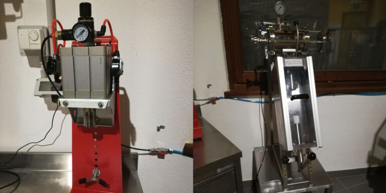 Il Birrificio Alp vende imbottigliatrice manuale e tappatrice pneumatica