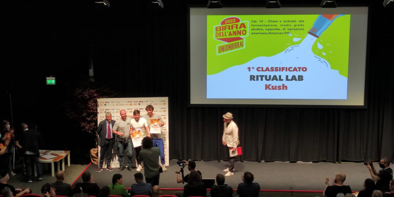 Ritual Lab è il miglior birrificio del 2022 secondo Birra dell’anno di Unionbirrai