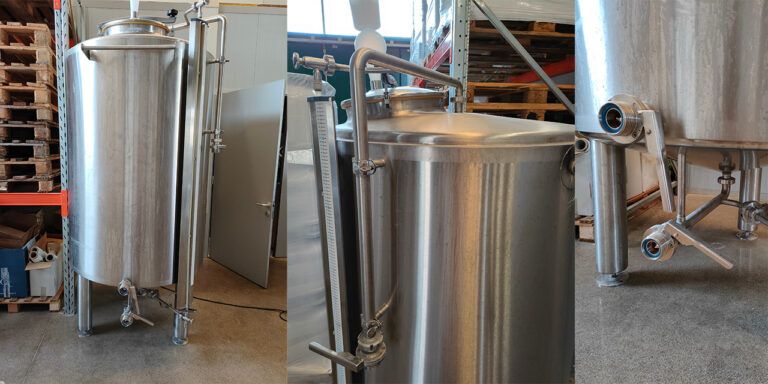 Il birrificio Hop Skin vende un fermentatore da 10 hl non isobarico
