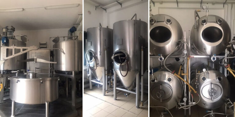 Birra Esperia vende impianto completo con sala cottura da 10 hl