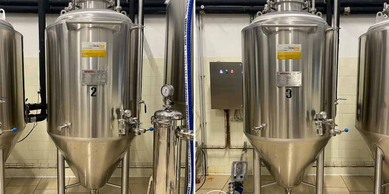 Il birrificio Brew Gruff vende due fermentatori unitank da 5 hl