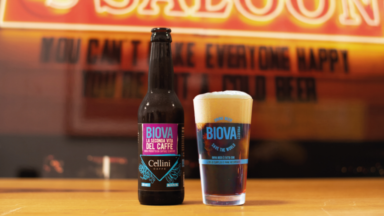 Sostenibilità ed economia circolare nella birra: i progetti Biova Cellini e Brew Bites