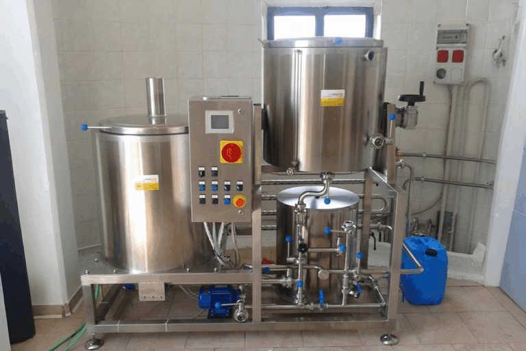 Vendesi impianto di produzione completo con sala cotte da 100 litri