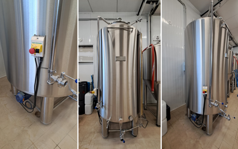 Birra del Bosco vende un tino miscelazione zucchero da 25hl